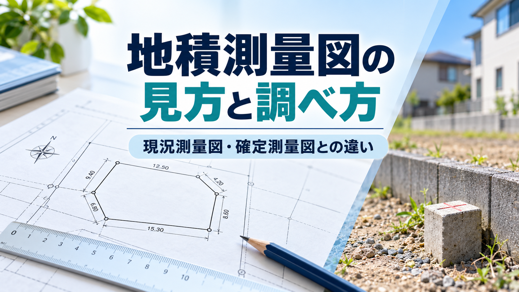 地積測量図の見方と調べ方