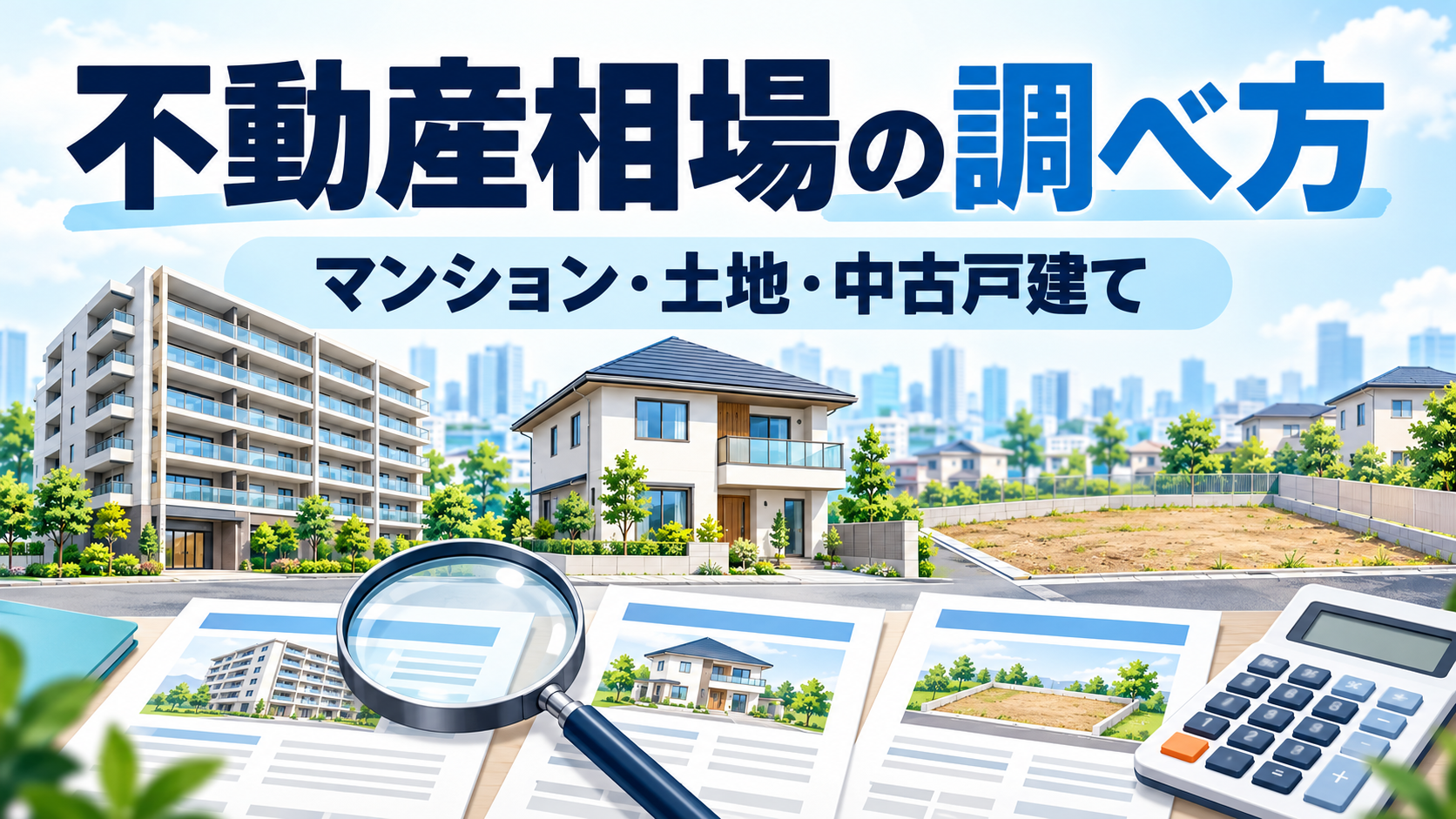 不動産相場の調べ方のイメージ